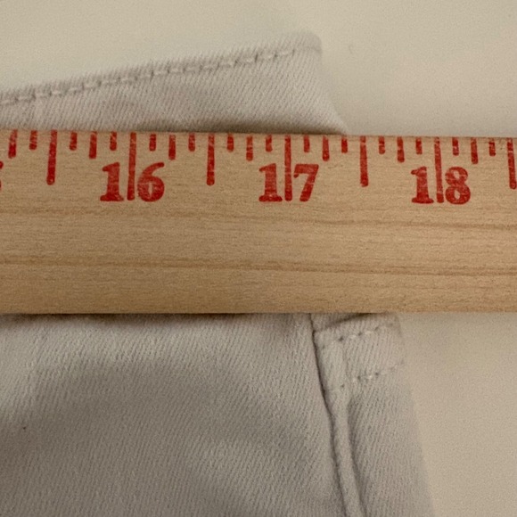 Nine West Jeans Womens 16 White‎ Chrystie Capri Stretch Comfort Casual - Picture 6 of 8